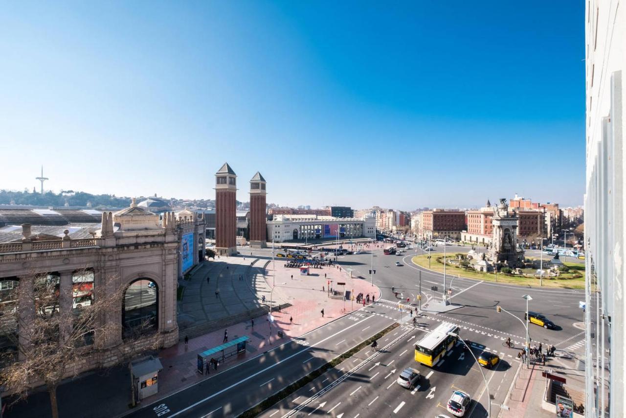 Cover Plaza Espana Barcelona Exteriör bild